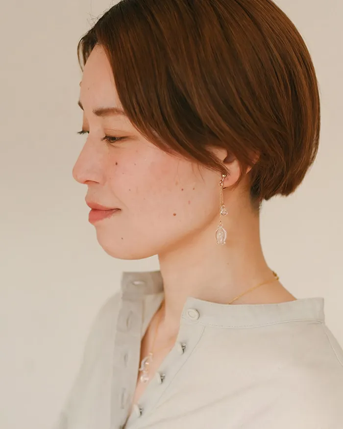 イヤリング リリー3